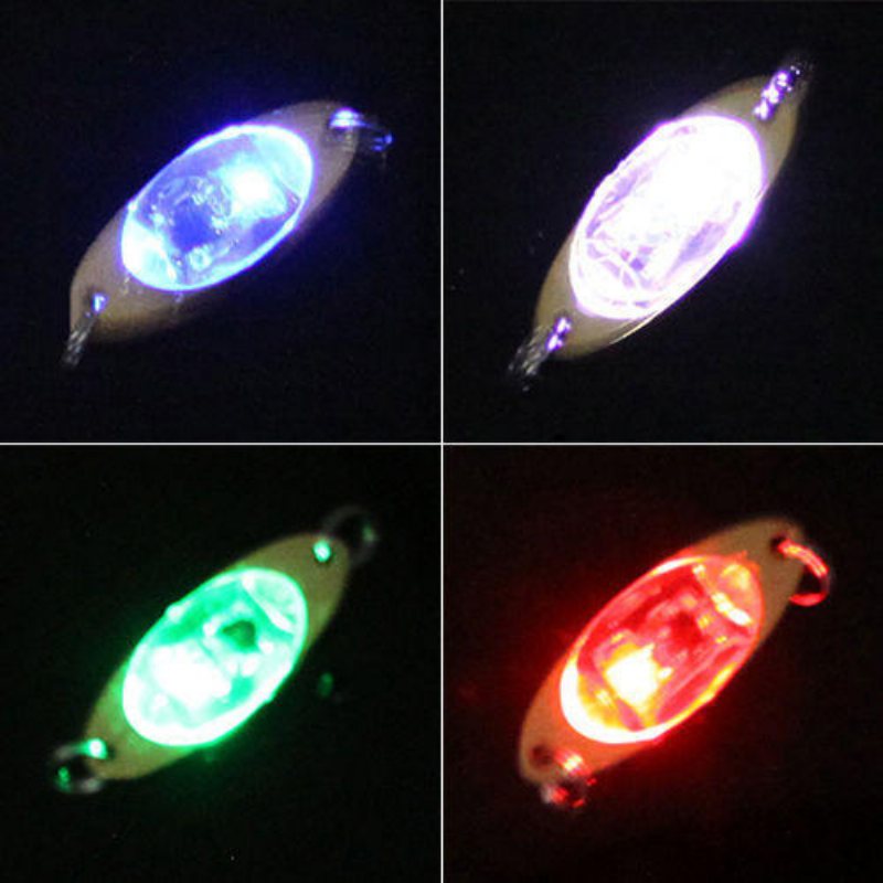 Bl-01 Led Light Bait Djup Drop Under Water Blinkande Lampa Metall