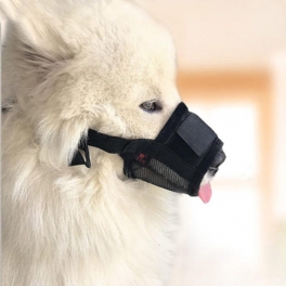 Dodopet Justerbart Pet Munskydd Anti Stop Chewing Hund Mun Mask Ansiktsmask Jakthund Tillbehör