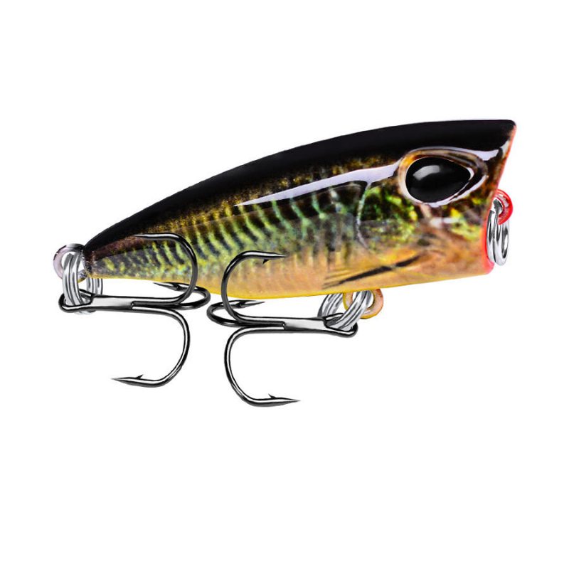 Dw1120 10 St/set 4.2 cm 3.5 G Karpfiskedrag Topwater Popper Fiskebete Artifical Wobbler