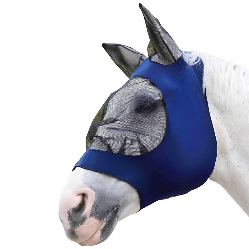 Full Face Anti Uv Fly Horse Mask Öronskydd Armor Mesh