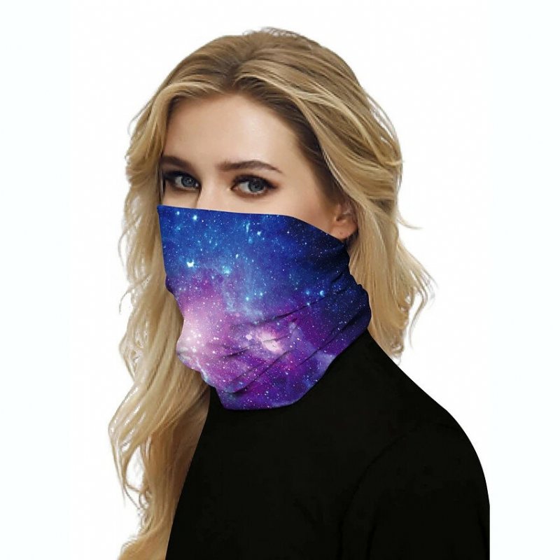 Galaxy Series-multi-function Anti-svett Dammtät Ansiktsmask Scarfbalaclava Bandanaheadwear Head Wrap Nack Gaiter Pannband Sport Scarftubular Headwear Wraps