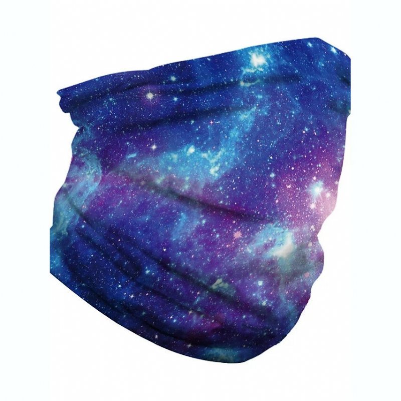 Galaxy Series-multi-function Anti-svett Dammtät Ansiktsmask Scarfbalaclava Bandanaheadwear Head Wrap Nack Gaiter Pannband Sport Scarftubular Headwear Wraps