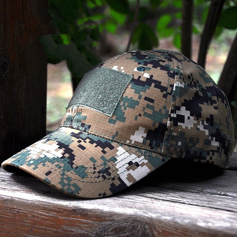 Han Wild Hot Hunting Tactical Baseball Keps Unisex Bomull Acu Desert Camouflage Hat