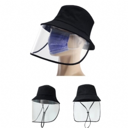 Heltäckande Ansiktsskydd Anti-dimma Saliv Dammtät Skyddsmössa Fishing Bucket Hat