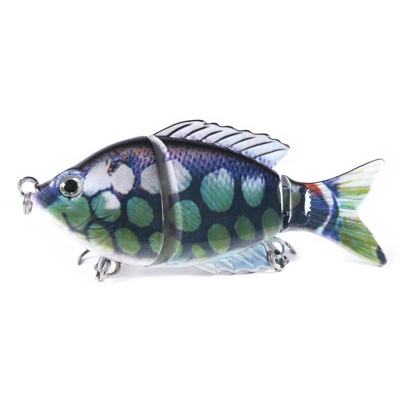 Hengjia Jm044 9.5 cm 22g Hård Flerfogad Bete Fiskebete Fiske Lure Fiskeverktyg