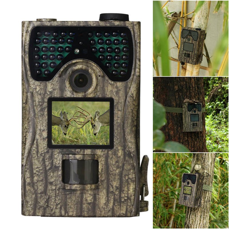 Jaktkamera Pr-300 Hd 12mp Digital 48 Leds Ir Infraröd Night Vision Animal Trail Monitor Kameror