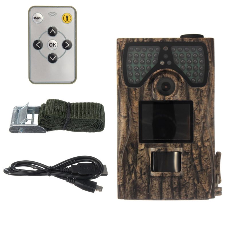 Jaktkamera Pr-300 Hd 12mp Digital 48 Leds Ir Infraröd Night Vision Animal Trail Monitor Kameror