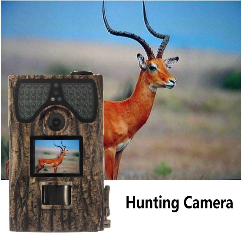 Jaktkamera Pr-300 Hd 12mp Digital 48 Leds Ir Infraröd Night Vision Animal Trail Monitor Kameror