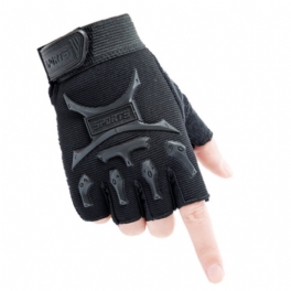 Kid Tactical Gloves Halvfingerhandskar Halksäker Barnhandske För Utomhuscykling Camping Jakt-s M