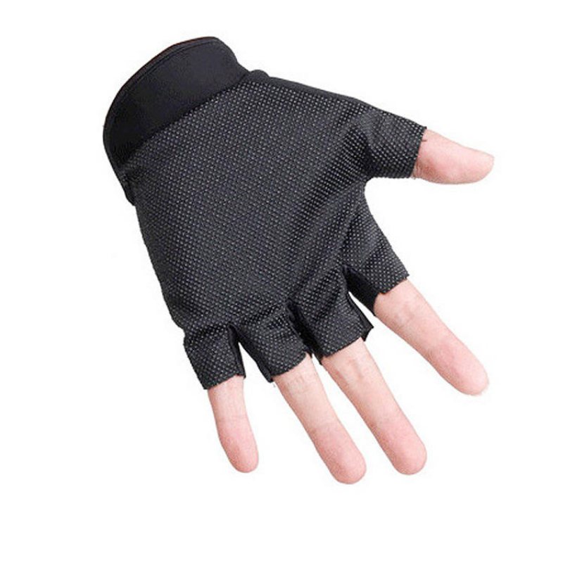 Kid Tactical Gloves Halvfingerhandskar Halksäker Barnhandske För Utomhuscykling Camping Jakt-s M