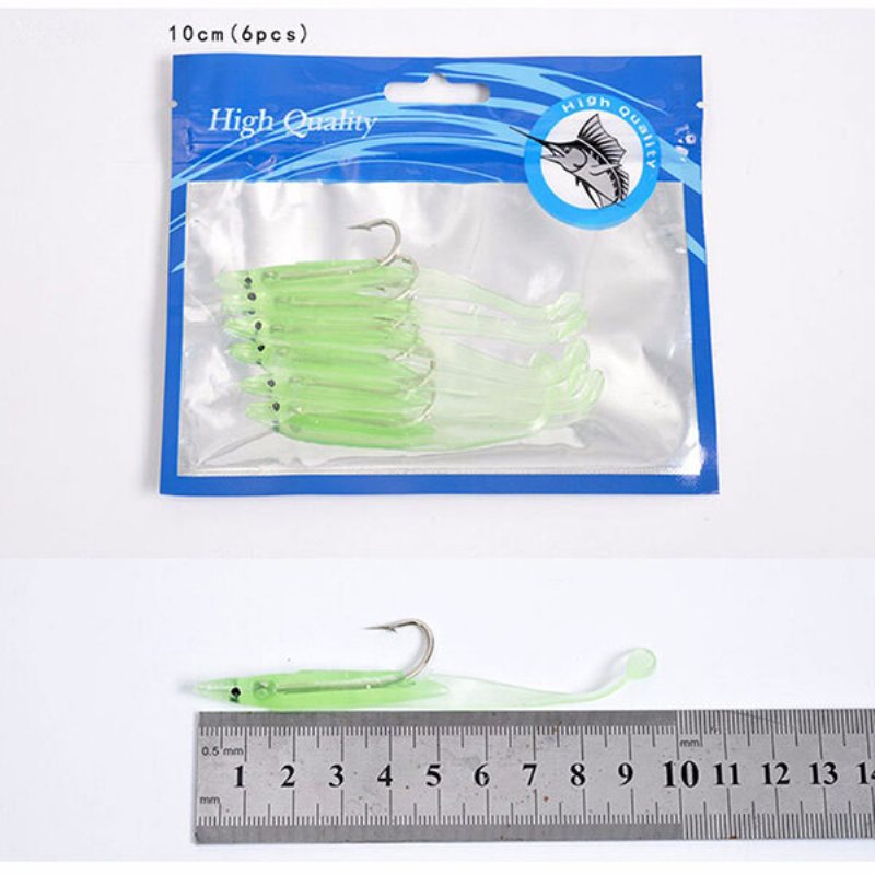 Leo 4 Till 10 St Luminous Fishing Lure Age Silica Gel Carbon Krokar Nattljus Fiskeredskap