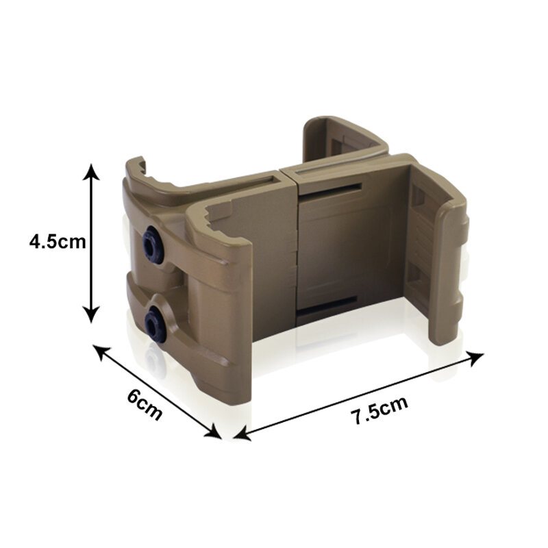 Magasinkoppling Länk Clip-påse Speed Loader Parallellkontakt För Ak/m4/pmag Utomhusjakt