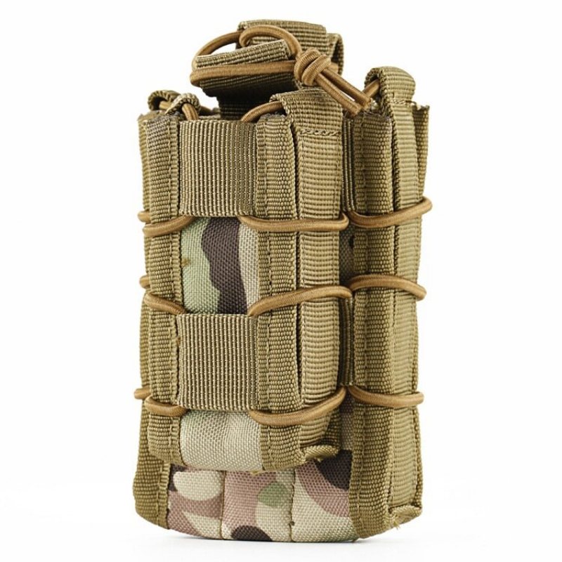 Molle Nylon Open Top Dubbeldäckare Fiskeväska