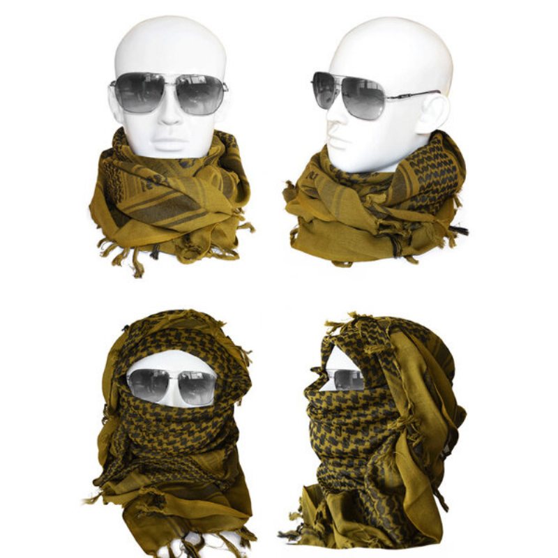 Multifunction Tactical Scarf Helmask Cykling Löpning Pannband Andas Bandanas Jaktmössa