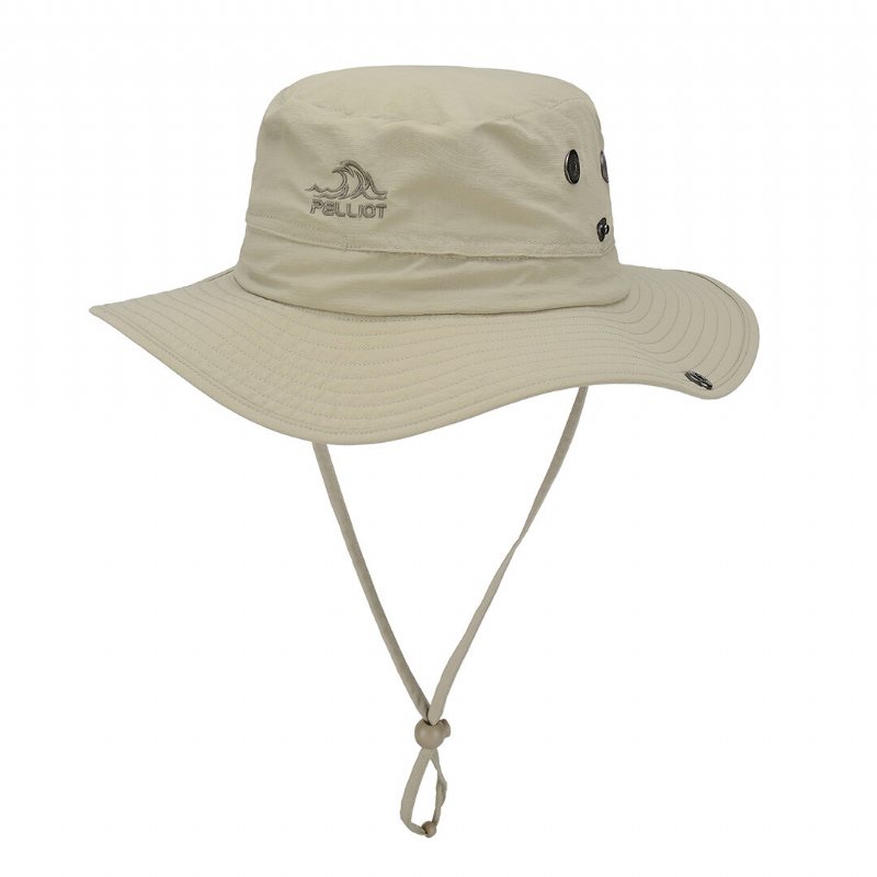 Pelliot Bucket Hat Man Och Kvinna Utomhus Svettabsorption Andningsbar Justerbar Solskyddshatt Camping Vandring Fiske Hat