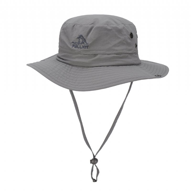 Pelliot Bucket Hat Man Och Kvinna Utomhus Svettabsorption Andningsbar Justerbar Solskyddshatt Camping Vandring Fiske Hat