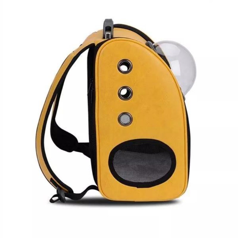 Pet Astronaut Capsule Ryggsäck Bärbar Outdoor Pet Bag Andas Cat Dog