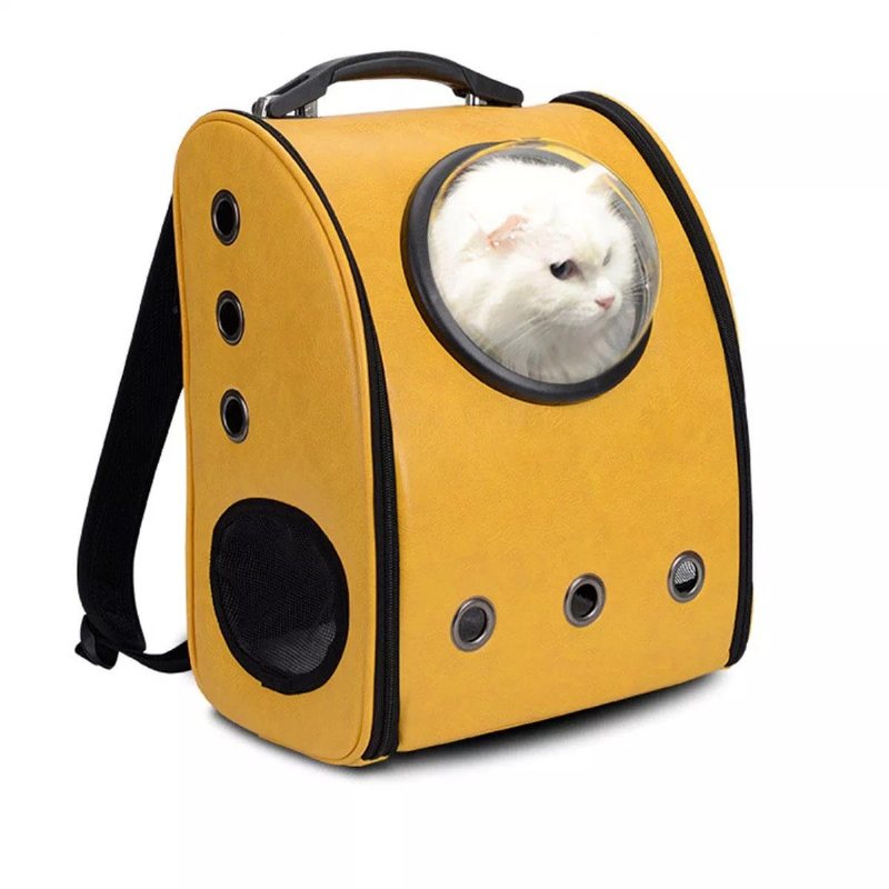 Pet Astronaut Capsule Ryggsäck Bärbar Outdoor Pet Bag Andas Cat Dog