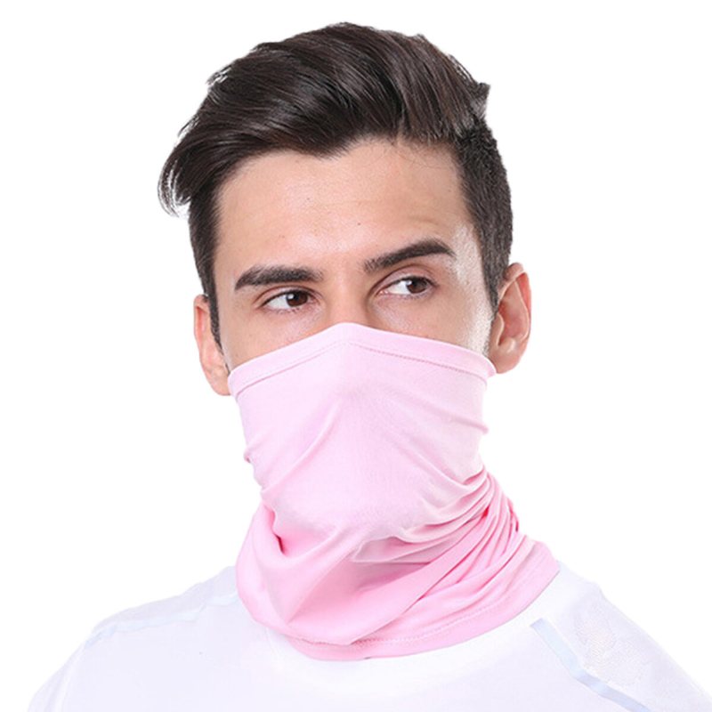 Podom Uv-skydd Ice Silk Cooling Scarf Vindtät Halsduk Ansiktsmask Huvudduk För Utomhusmotorcykelcykling