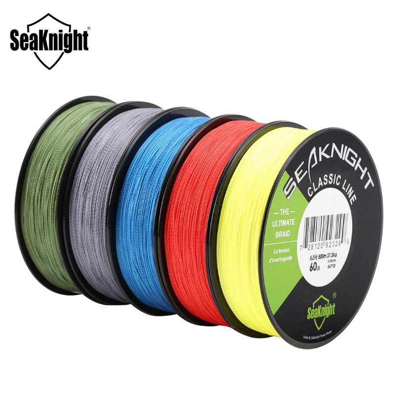 Seaknight L-500m-cl New Classic 500m Fiskelina Superstark Pe-flätad Multifilamentrep 6-80lb