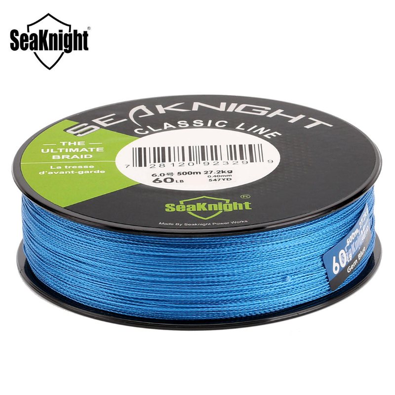 Seaknight L-500m-cl New Classic 500m Fiskelina Superstark Pe-flätad Multifilamentrep 6-80lb