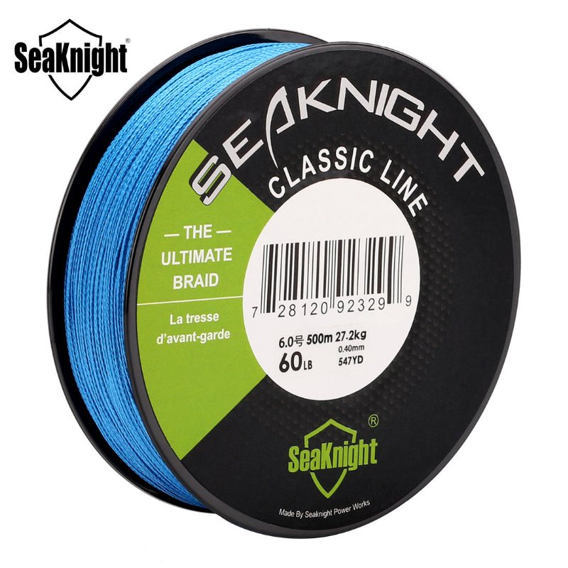 Seaknight L-500m-cl New Classic 500m Fiskelina Superstark Pe-flätad Multifilamentrep 6-80lb