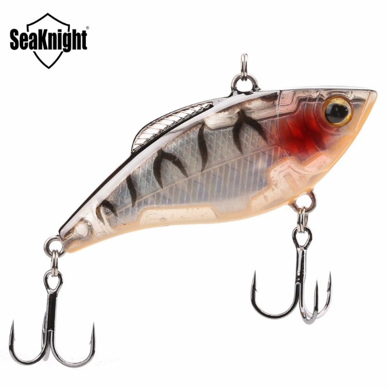 Seaknight Sk010 1 St Vib Fiskedrag 6cm 9.5g Sjunkande Lure Full Layer Hard Bait Vibration