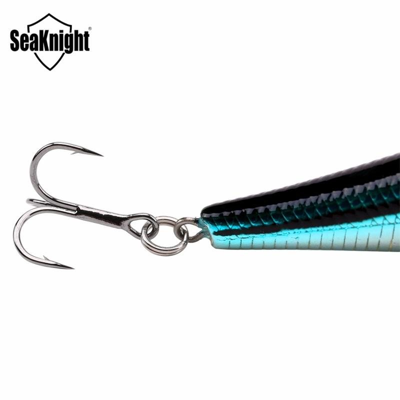 Seaknight Sk022 1st 9g 80mm 0-1.5m Djup Minnow Fiske Lure Bkk Krokar Hårda Beten