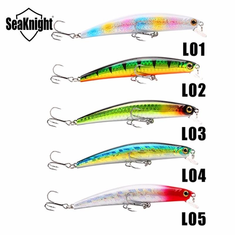 Seaknight Sk025 Minnow 1pc 11g 100mm 0-0.5m Djupfiske Lure Sötvattensfiske Hårt Bete