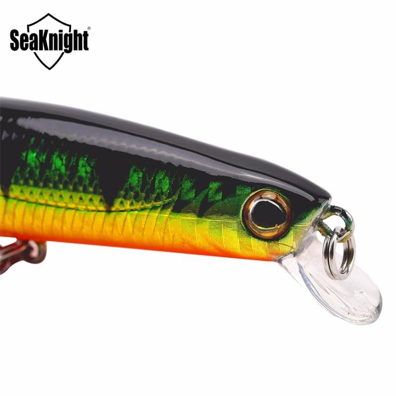 Seaknight Sk025 Minnow 1pc 11g 100mm 0-0.5m Djupfiske Lure Sötvattensfiske Hårt Bete