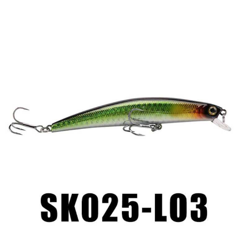 Seaknight Sk025 Minnow 1pc 11g 100mm 0-0.5m Djupfiske Lure Sötvattensfiske Hårt Bete