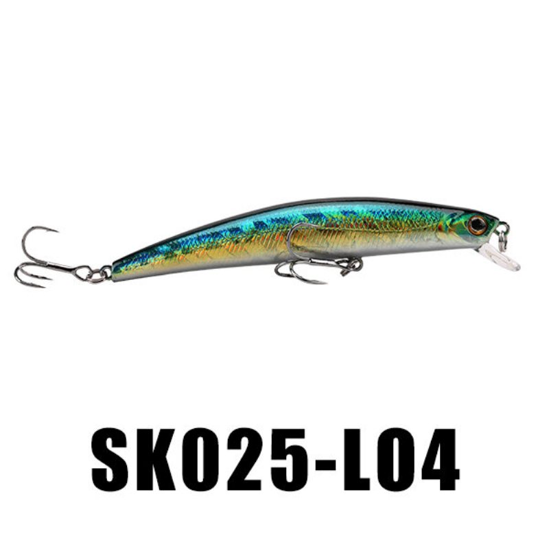 Seaknight Sk025 Minnow 1pc 11g 100mm 0-0.5m Djupfiske Lure Sötvattensfiske Hårt Bete