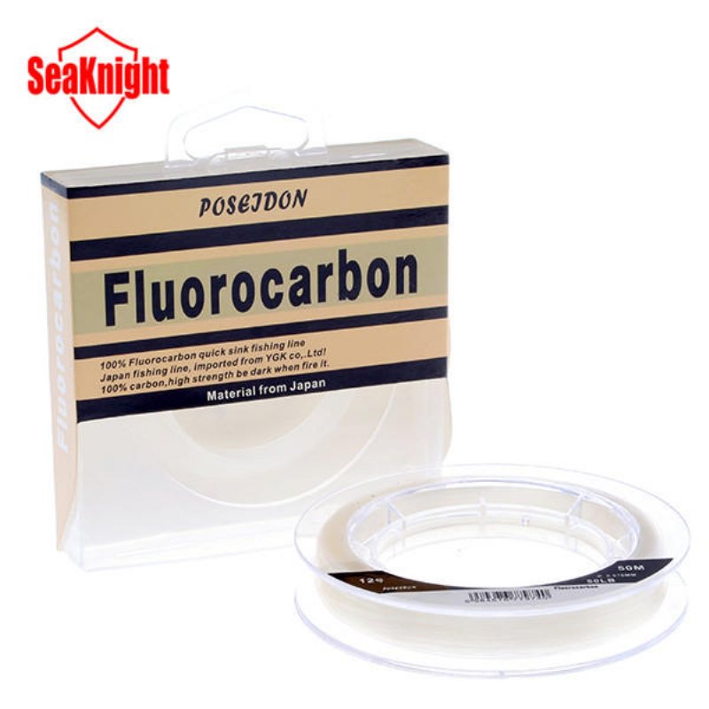 Seaknight Sk16 50m Tri-poseidon Brand Fluorocarbon Fishing Line Monofilament Wire