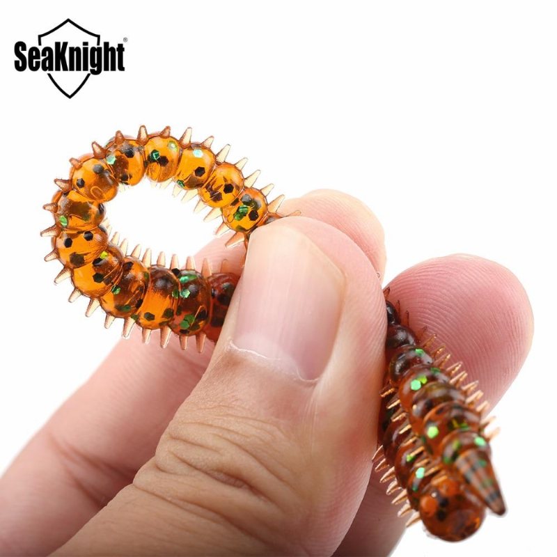 Seaknight Sl009 8 St/påse 3.6 G 130 mm/5.1 Tum Silikon Mjuk Fiskedrag Daggmask Centipede Worm Lure