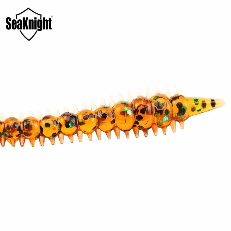 Seaknight Sl009 8 St/påse 3.6 G 130 mm/5.1 Tum Silikon Mjuk Fiskedrag Daggmask Centipede Worm Lure