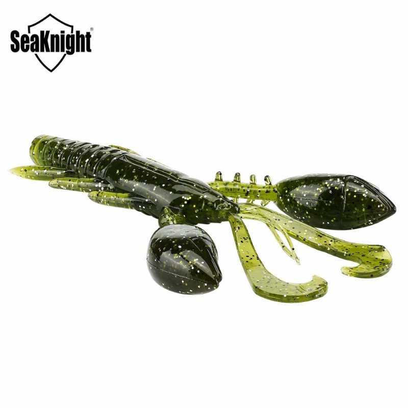 Seaknight Sl019 6st 10g 101.5 mm/4'' Mjukt Fiskebete Mask Svängande Svans