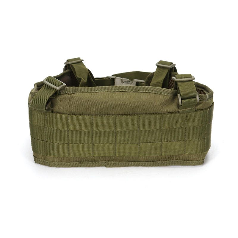 Tactical Molle Bälte Combat Gördel Slitsäker H-formad Justerbar Mjuk Vadderad Herr Army Militär Utrustning