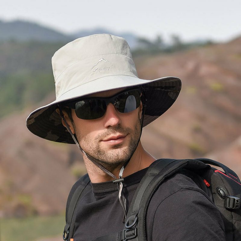 Taktisk Mössa Outdoor Bucket Hat Vikbar Bärbar Vandring Klättring Solskydd Floppy Hat