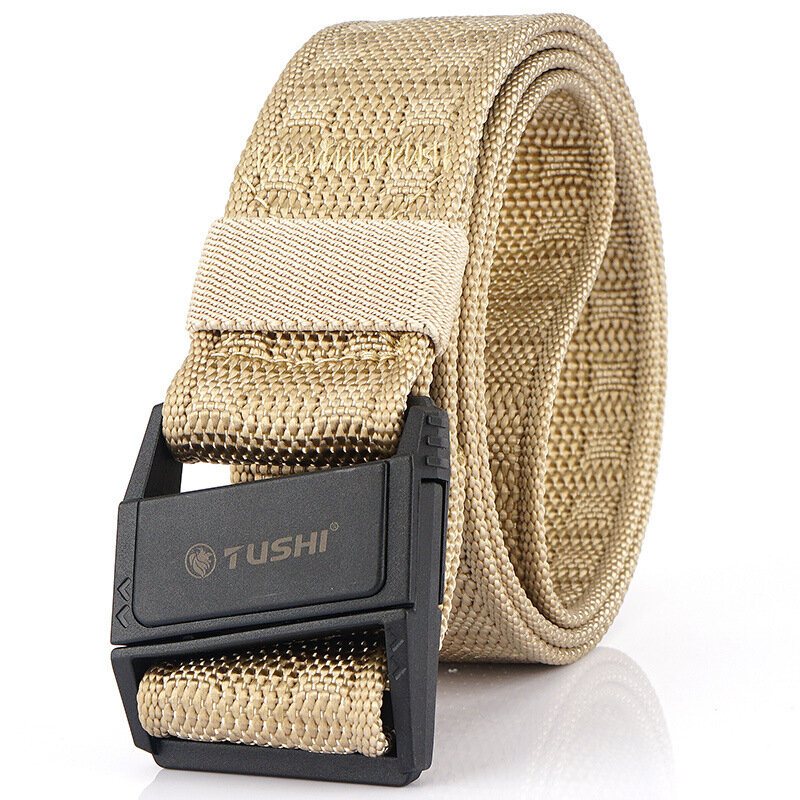 Tushi Punch Free Magnetic Spänne Taktiskt Bälte Nylon Webbing Quick-release Fiske Jakt