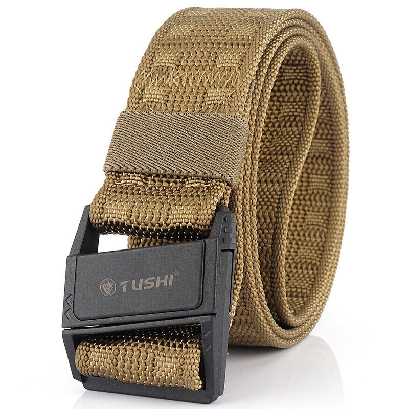 Tushi Punch Free Magnetic Spänne Taktiskt Bälte Nylon Webbing Quick-release Fiske Jakt