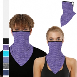 Unisex 23.5x45 cm Multifunktions Polyester Utomhus Huvudduk Vindtät Dammtät Nackskydd Cykelansiktsmask