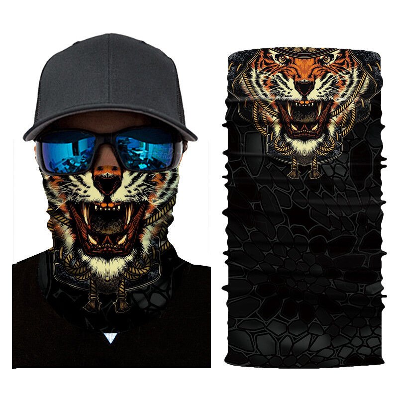 Unisex Multifunktions Ansiktshalsduk Skyddsmask Soldamm Bandanas Uv-skydd Hals Gaiter Dammtät Vindtätt Pannband För Fiske Motorcykling Löpning