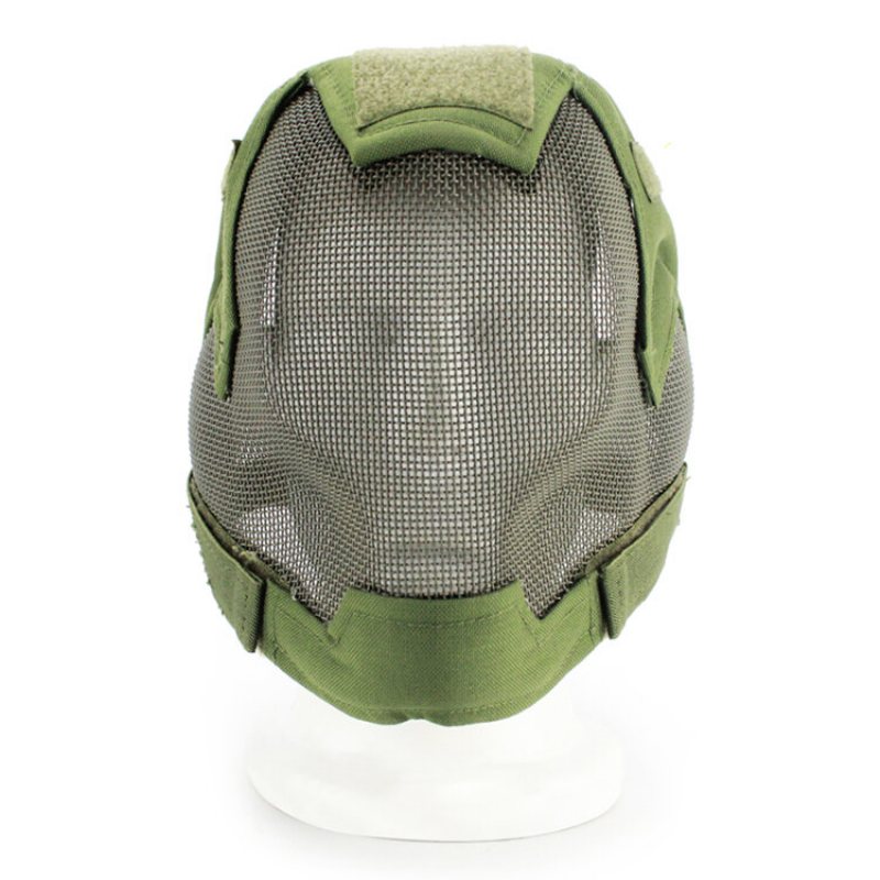 V6 Helmask Mesh Andas Skyddande Jakt Airsoft Tactical Cs Game Herr Dam Masker Utomhuscykling