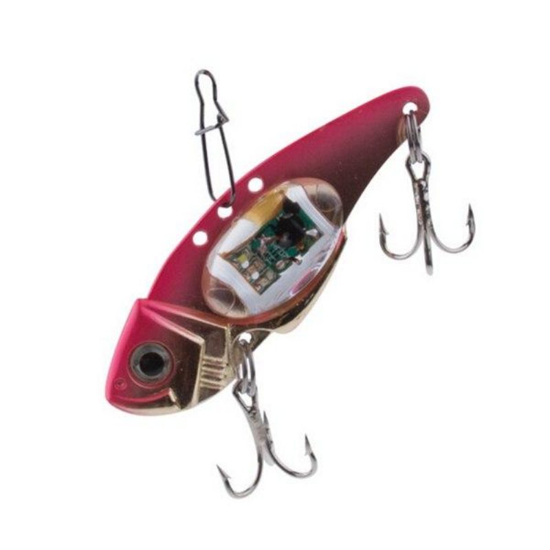 Vib 80mm 32g Flash Led Light Bait Fishing Lure Elektronisk Fiskelampa