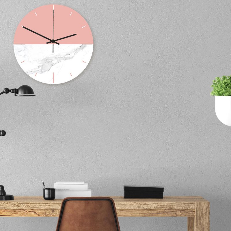 Cc064 Creative Wall Clock Mute Quartz Väggklocka För Hemkontorsdekorationer