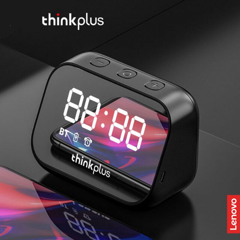 Thinkplus Ts13 Högtalare Väckarklocka Spegel Trådlös Bluetooth Led Digital Stereo Desktop