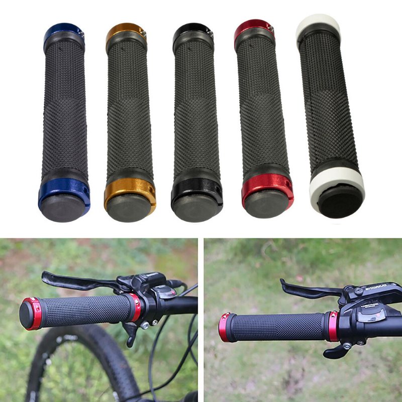 1 Par Cykelstyre Grips Anti-halk Mtb Cykel Styreskydd Dubbellås Cykeltillbehör