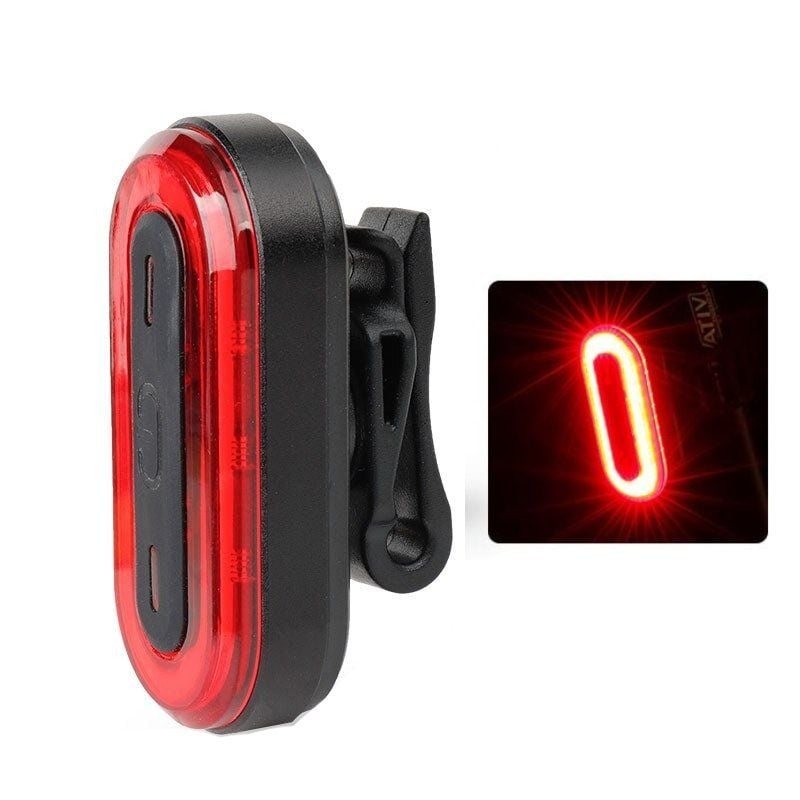 Bakljus Cykel Baklampa Usb Charge Led