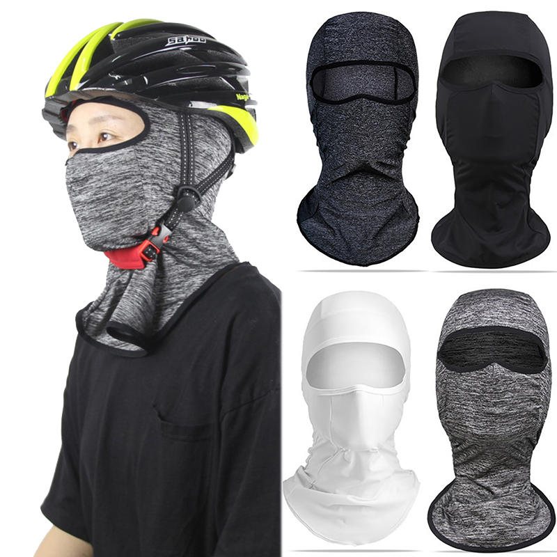 Bikight Ice Silk Bike Cykel Cykling Ansiktsmask Anti Uv Andas Män Kvinnor Outdoor Headwear