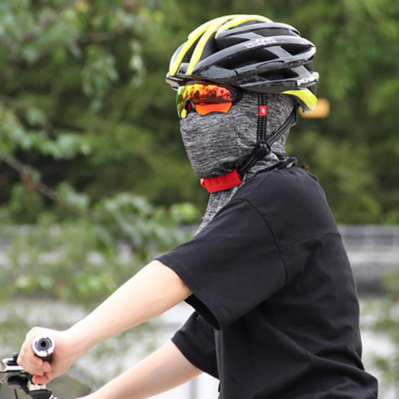 Bikight Ice Silk Bike Cykel Cykling Ansiktsmask Anti Uv Andas Män Kvinnor Outdoor Headwear